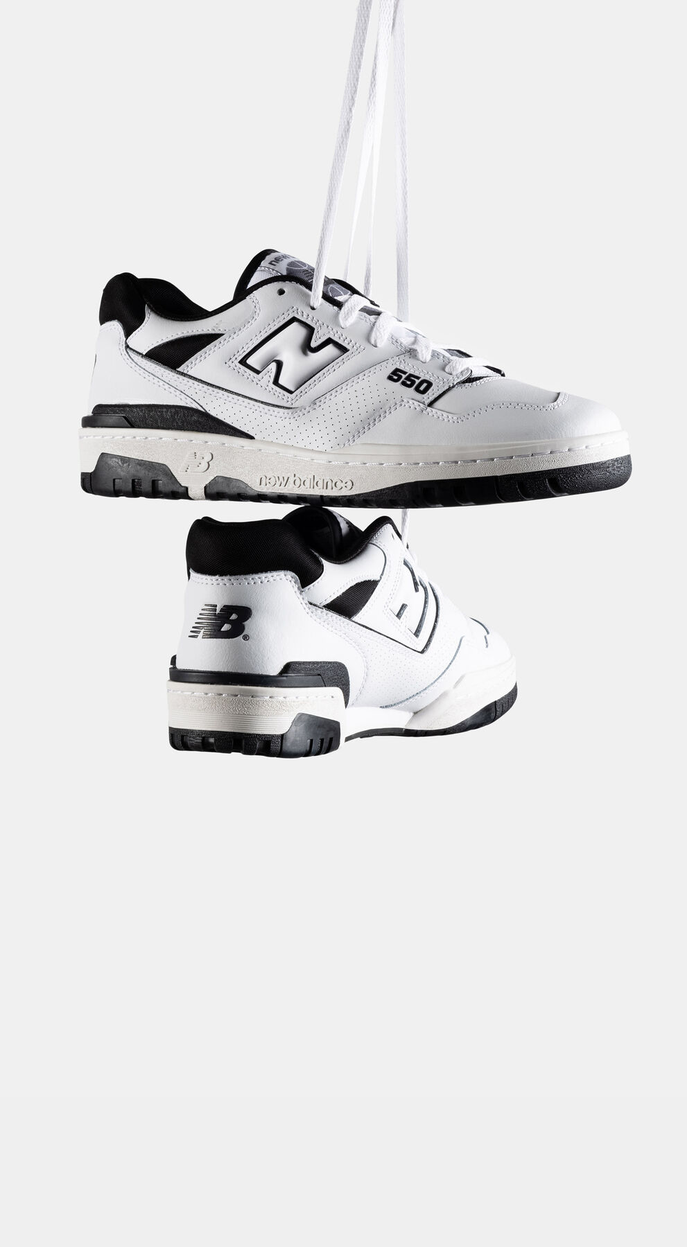 new balance 550 bianche e nere